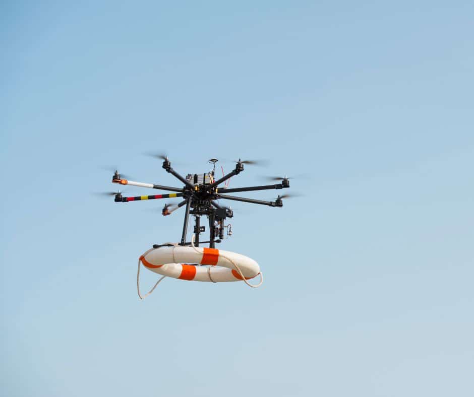 drone secours bouée
